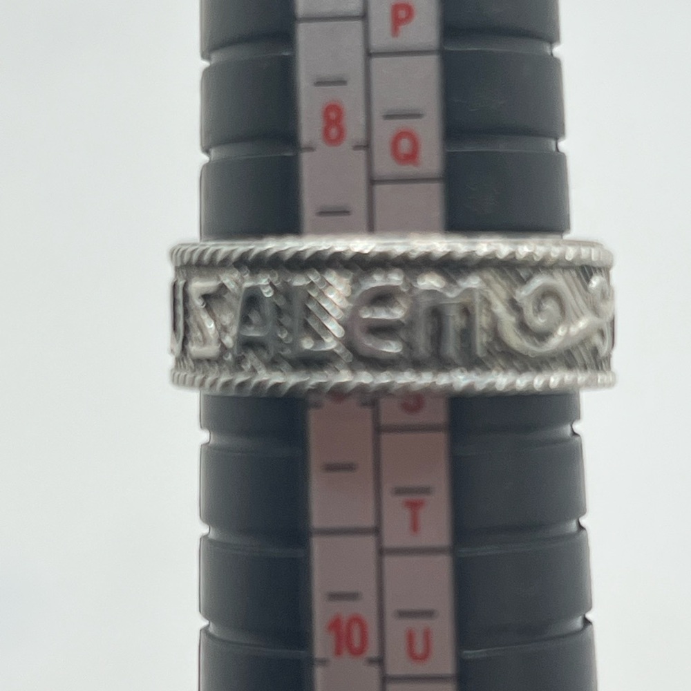 sterling silver jerusalem adjustable ring lightwe… - image 7